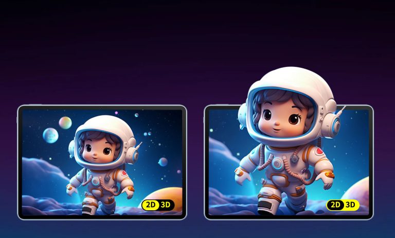 full screen 2D to 3D conversion