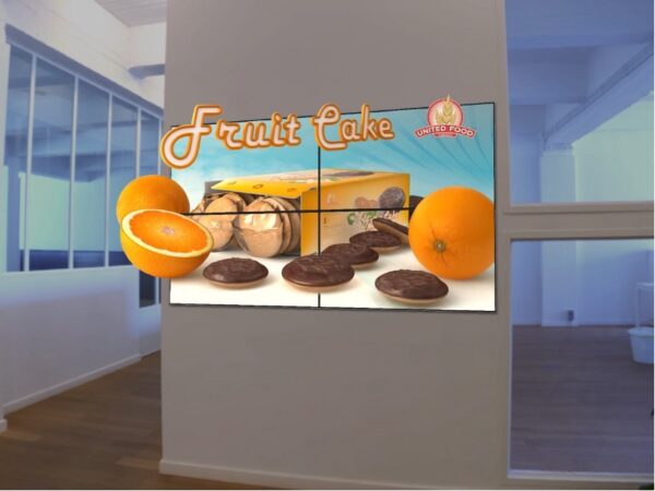 2 by 2 video wall